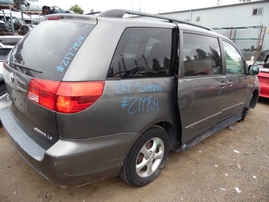 2004 TOYOTA SIENNA LE GRAY 3.3L AT 2WD Z17754